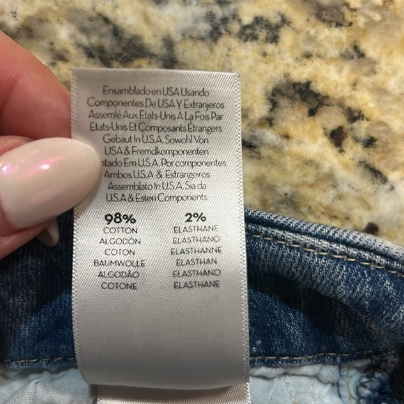 Mother The Looker Ankle Step Fray Exposed Secret Sister Jeans Size 23 - Picture 12 of 12